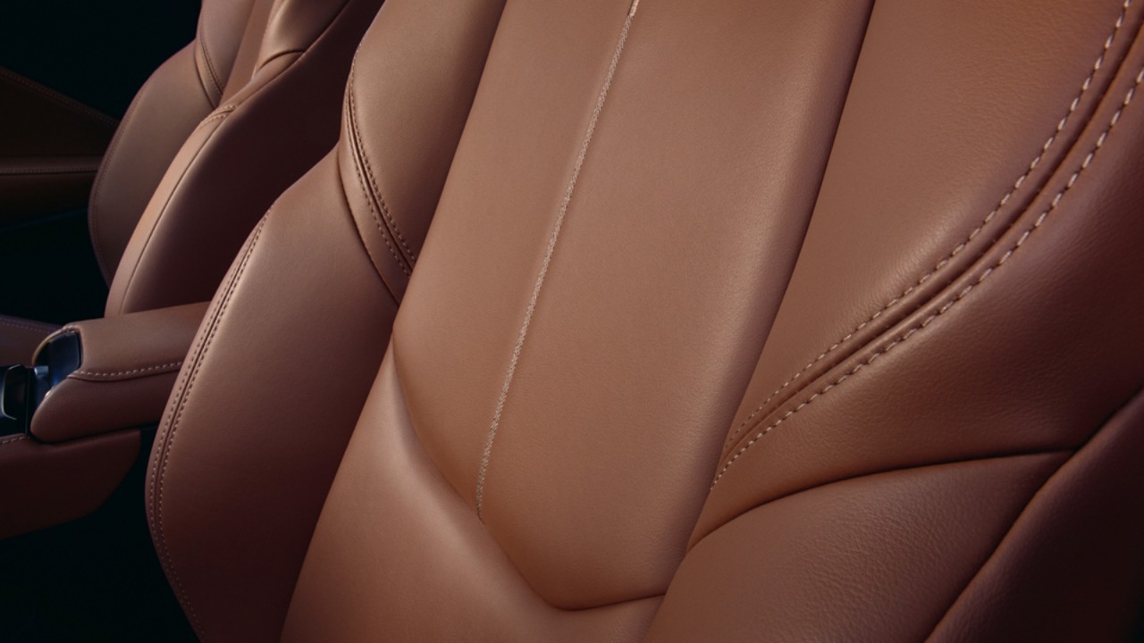 Lexus LBX seats close-up