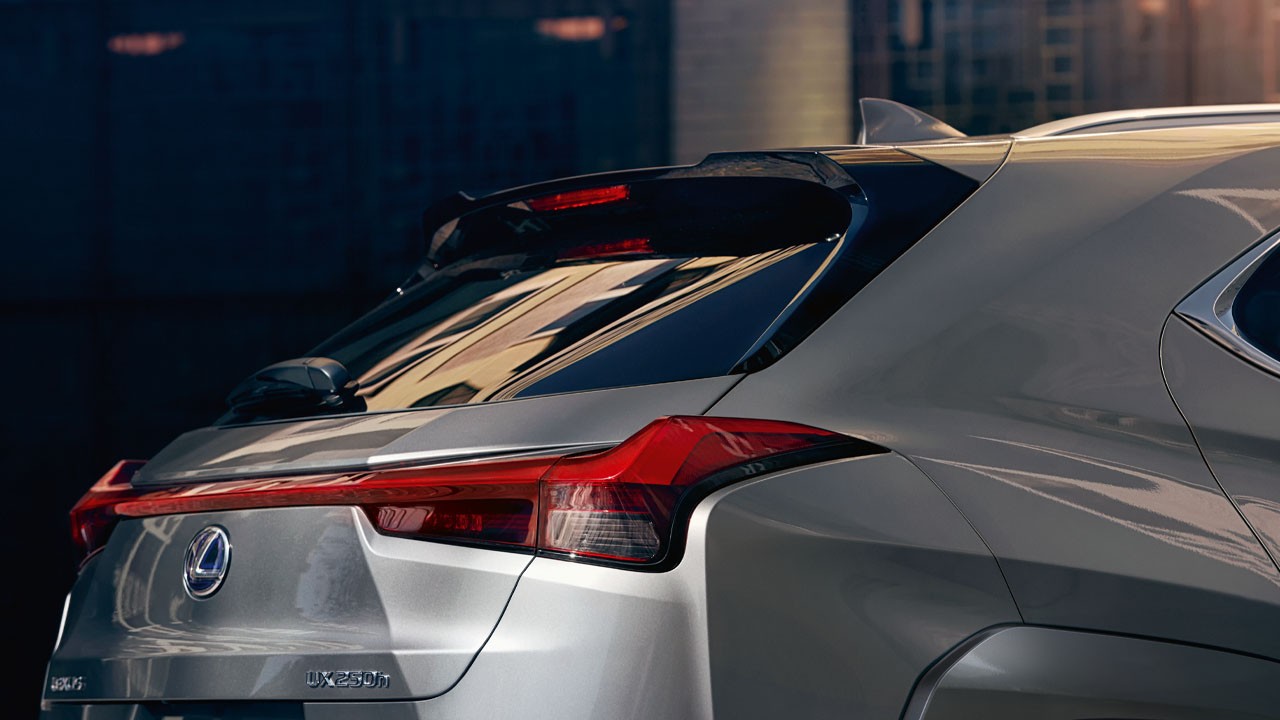 Rear view of the Lexus UX 250